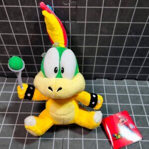Super Mario Bros Lemmy Koopa Plush NEW WITH TAGS Sanei / Little Buddy